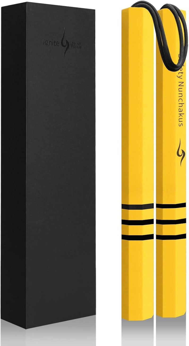 Marcolo Nunchucks Upgraded Safe Foam Practice Nunchucks for Kids and Adults, Safe and Durable Nunchucks for Beginners and Professionals - Image 1
